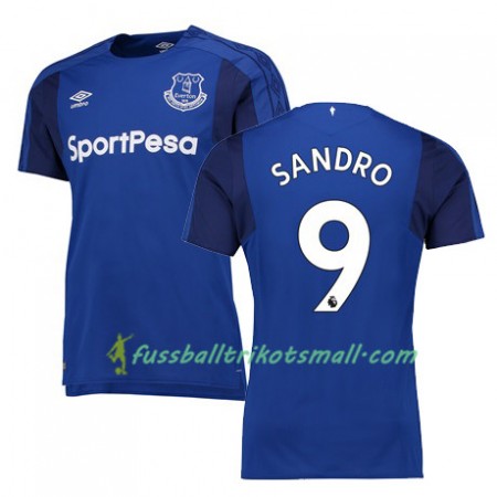Fußballtrikots Everton SANDRO 2017-2018 Kurzarm Heimtrikotsatz kaufen