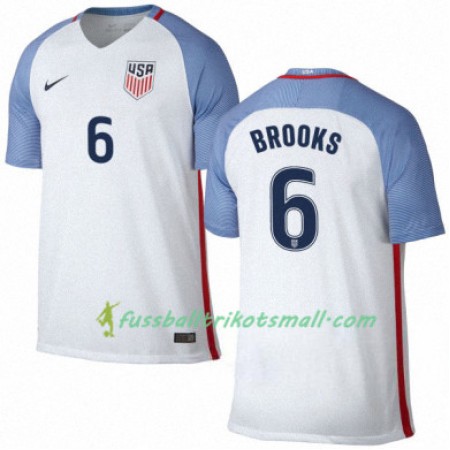 Fußballtrikots USA JOHN BROOKS 2016-2017 Kurzarm Heimtrikotsatz kaufen