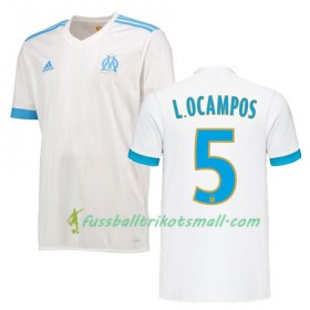 Fußballtrikots Olympique Marseille LUCAS OCAMPOS 5 2017-2018 Kurzarm Heimtrikotsatz kaufen