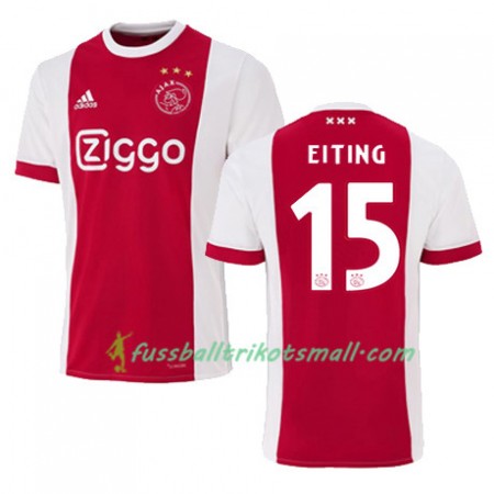 Fußballtrikots Ajax Amsterdam CAREL EITING 15 2017-2018 Kurzarm Heimtrikotsatz kaufen