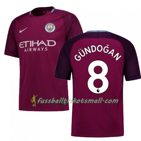 Fußballtrikots Manchester City GUNDOGAN 8 2017-2018 Kurzarm Auswärts-trikot kaufen