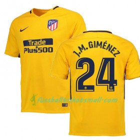 Fußballtrikots Atlético Madrid JOSE GIMENEZ 24 2017-2018 Kurzarm Auswärts-trikot kaufen