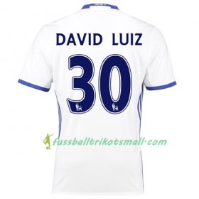 Fußballtrikots Chelsea DAVID LUIZ 30 2017-2018 Kurzarm Ausweichtrikot kaufen