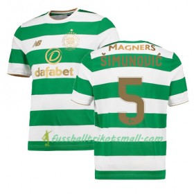 Fußballtrikots Celtic Glasgow JOZO SIMUNOVIC 2017-2018 Kurzarm Heimtrikotsatz kaufen