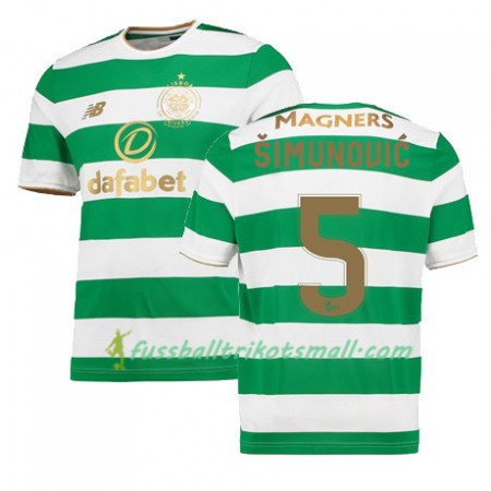Fußballtrikots Celtic Glasgow JOZO SIMUNOVIC 2017-2018 Kurzarm Heimtrikotsatz kaufen