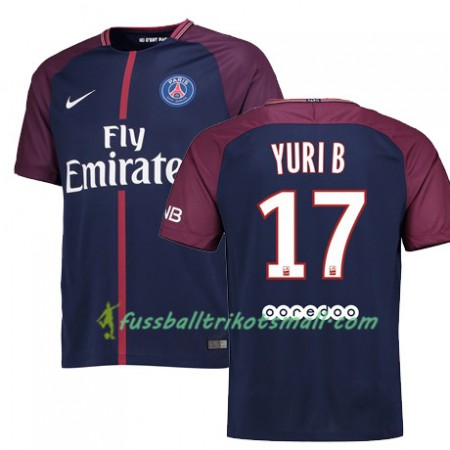 Fußballtrikots PSG YURI BERCHICHE 17 2017-2018 Kurzarm Heimtrikotsatz kaufen