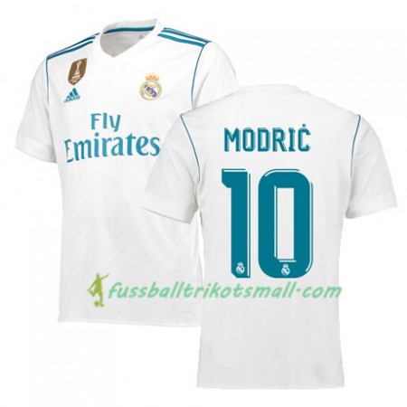 Fußballtrikots Real Madrid MODRIC 10 2017-2018 Kurzarm Heimtrikotsatz kaufen
