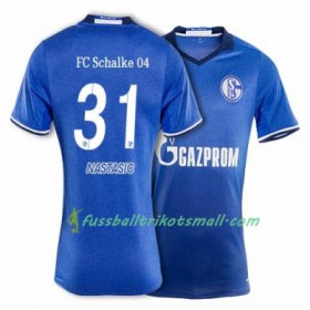 Fußballtrikots FC Schalke 04 NASTASIC 31 2017-2018 Kurzarm Heimtrikotsatz kaufen