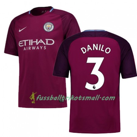 Fußballtrikots Manchester City DANILO 3 2017-2018 Kurzarm Auswärts-trikot kaufen