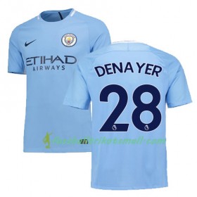 Fußballtrikots Manchester City DENAYER 28 2017-2018 Kurzarm Heimtrikotsatz kaufen