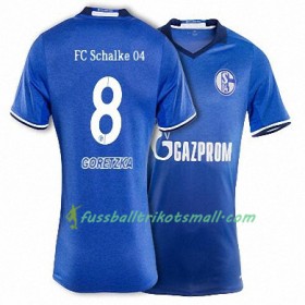 Fußballtrikots FC Schalke 04 GORETZKA 8 2017-2018 Kurzarm Heimtrikotsatz kaufen