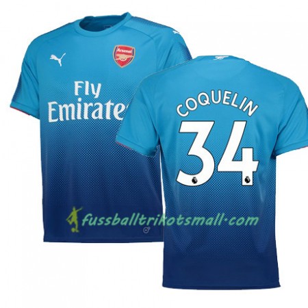 Fußballtrikots Arsenal COQUELIN 34 2017-2018 Kurzarm Auswärts-trikot kaufen