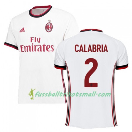 Fußballtrikots AC Mailand CALABRIA 2 2017-2018 Kurzarm Auswärts-trikot kaufen