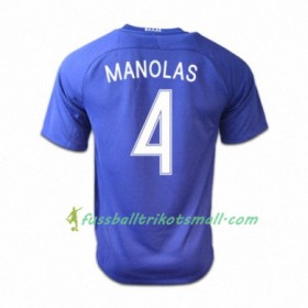 Fußballtrikots Griechenland KOSTAS MANOLAS 2016-2017 Kurzarm Auswärts-trikot kaufen