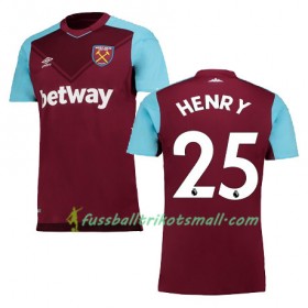 Fußballtrikots West Ham United HENRY 2017-2018 Kurzarm Heimtrikotsatz kaufen