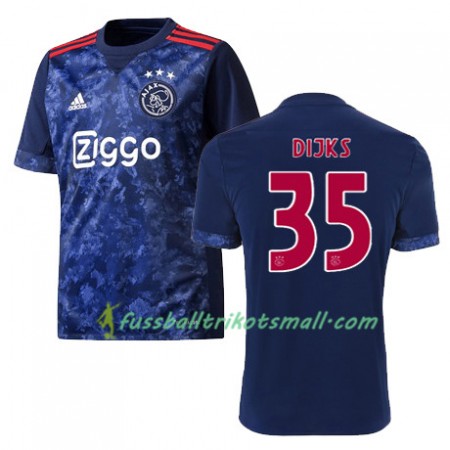 Fußballtrikots Ajax Amsterdam MITCHELL DIJKS 35 2017-2018 Kurzarm Auswärts-trikot kaufen