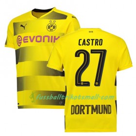 Fußballtrikots Borussia Dortmund CASTRO 27 2017-2018 Kurzarm Heimtrikotsatz kaufen