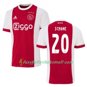 Fußballtrikots Ajax Amsterdam LASSE SCHONE 20 2017-2018 Kurzarm Heimtrikotsatz kaufen