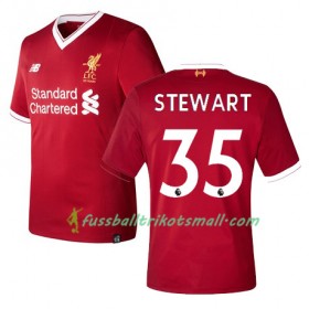 Fußballtrikots Liverpool STEWART 35 2017-2018 Kurzarm Heimtrikotsatz kaufen