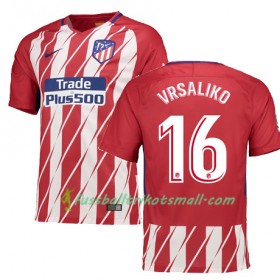 Fußballtrikots Atlético Madrid VRSALJKO 16 2017-2018 Kurzarm Heimtrikotsatz kaufen