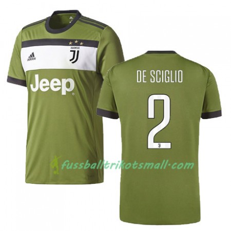 Fußballtrikots Juventus Turin DE SCIGLIO 2 2017-2018 Kurzarm Ausweichtrikot kaufen
