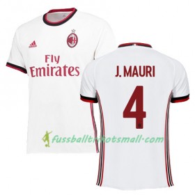 Fußballtrikots AC Mailand J MAURI 4 2017-2018 Kurzarm Auswärts-trikot kaufen