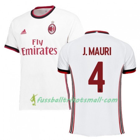 Fußballtrikots AC Mailand J MAURI 4 2017-2018 Kurzarm Auswärts-trikot kaufen