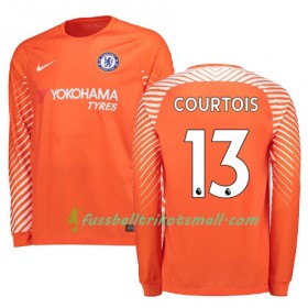 Fußballtrikots Chelsea COURTOIS 13 2017-2018 Langarm Heimtrikotsatz kaufen