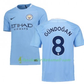 Fußballtrikots Manchester City GUNDOGAN 8 2017-2018 Kurzarm Heimtrikotsatz kaufen