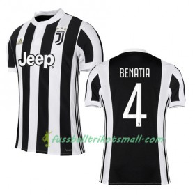 Fußballtrikots Juventus Turin BENATIA 4 2017-2018 Kurzarm Heimtrikotsatz kaufen