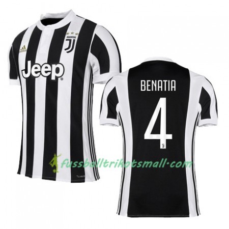 Fußballtrikots Juventus Turin BENATIA 4 2017-2018 Kurzarm Heimtrikotsatz kaufen