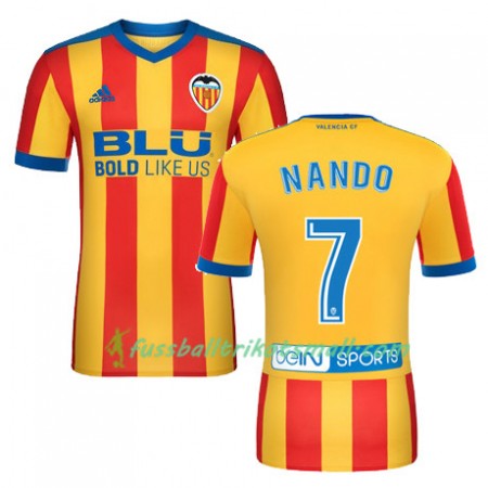 Fußballtrikots FC Valencia NANDO 2017-2018 Kurzarm Auswärts-trikot kaufen