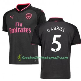 Fußballtrikots Arsenal GABRIEL 5 2017-2018 Kurzarm Ausweichtrikot kaufen