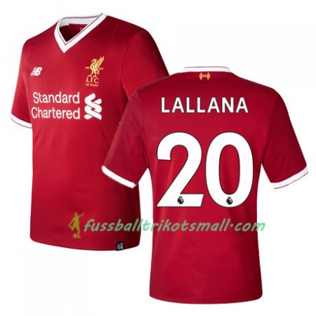 Fußballtrikots Liverpool LALLANA 20 2017-2018 Kurzarm Heimtrikotsatz kaufen