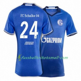 Fußballtrikots FC Schalke 04 AYHAN 24 2017-2018 Kurzarm Heimtrikotsatz kaufen