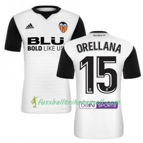 Fußballtrikots FC Valencia ORELLANA 2017-2018 Kurzarm Heimtrikotsatz kaufen