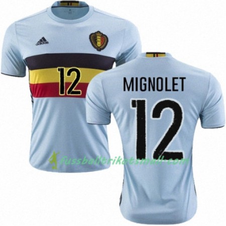 Fußballtrikots Belgien SIMON MIGNOLET Auswärts-trikot Euro 2016