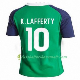 Fußballtrikots Nordirland KYLE LAFFERTY 2016-2017 Kurzarm Heimtrikotsatz kaufen