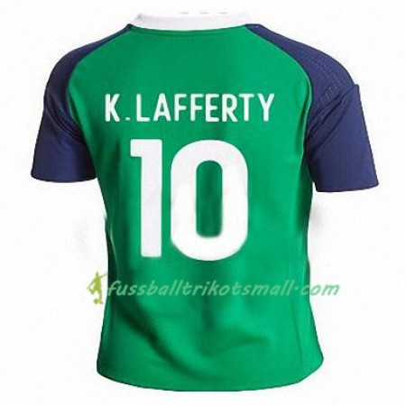 Fußballtrikots Nordirland KYLE LAFFERTY 2016-2017 Kurzarm Heimtrikotsatz kaufen