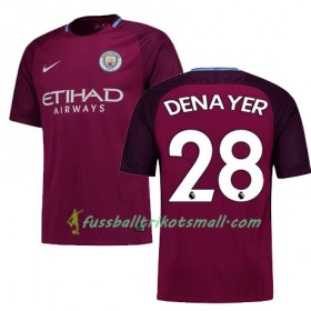 Fußballtrikots Manchester City DENAYER 28 2017-2018 Kurzarm Auswärts-trikot kaufen