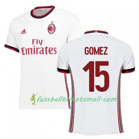Fußballtrikots AC Mailand GOMEZ 15 2017-2018 Kurzarm Auswärts-trikot kaufen
