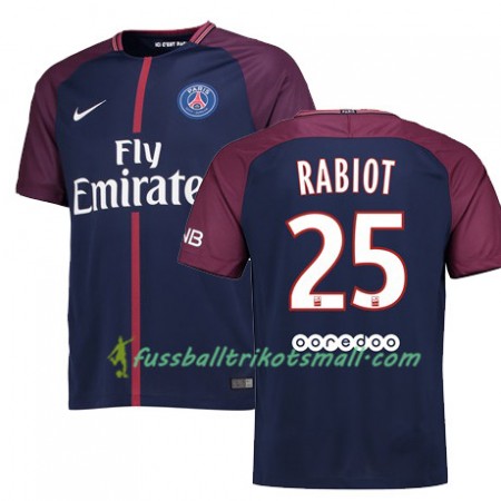 Fußballtrikots PSG ADRIEN RABIOT 25 2017-2018 Kurzarm Heimtrikotsatz kaufen