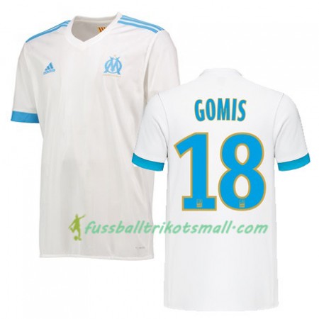 Fußballtrikots Olympique Marseille BAFETIMBI GOMIS 18 2017-2018 Kurzarm Heimtrikotsatz kaufen