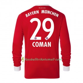 Fußballtrikots FC Bayern München Kingsley Coman 29 2017-2018 Langarm Heimtrikotsatz kaufen