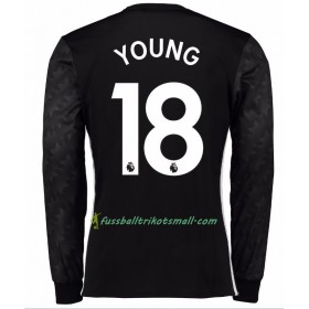 Fußballtrikots Manchester United Ashley Young 18 2017-2018 Langarm Auswärts-trikot kaufen