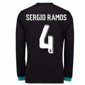 Fußballtrikots Real Madrid Sergio Ramos 4 2017-2018 Langarm Auswärts-trikot kaufen
