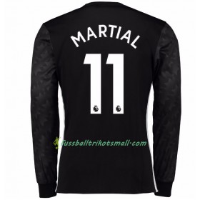 Fußballtrikots Manchester United Anthony Martial 11 2017-2018 Langarm Auswärts-trikot kaufen