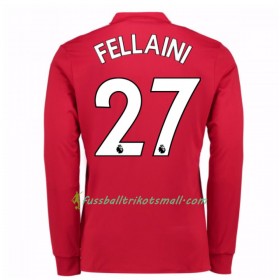 Fußballtrikots Manchester United Marouane Fellaini 27 2017-2018 Langarm Heimtrikotsatz kaufen
