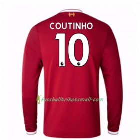 Fußballtrikots Liverpool Mario Philippe Coutinho 10 2017-2018 Langarm Heimtrikotsatz kaufen