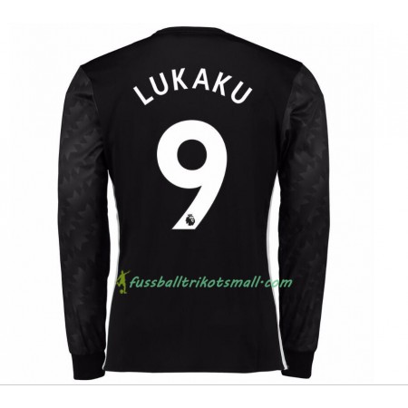 Fußballtrikots Manchester United Romelu Lukaku 9 2017-2018 Langarm Auswärts-trikot kaufen